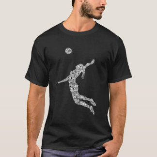T-shirt Joueuse de volley-ball Ado fille Joueuse de jeunes