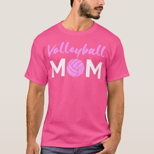 T-shirt Joueuse de volley-ball féminin Volleyball Maman Be (Devant)
