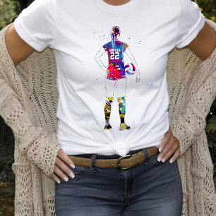 T-shirt Joueuse de volley-ball féminine