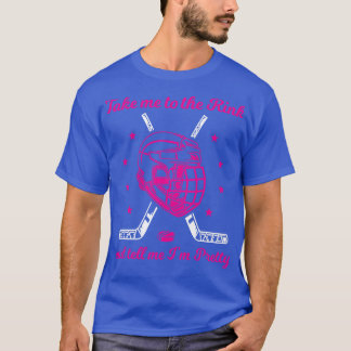 T-shirt Joueuse Drôle de hockey sur glace féminine de hock