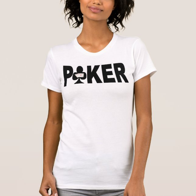 T-shirt Joueuse POKER Dames Camisole (Devant)