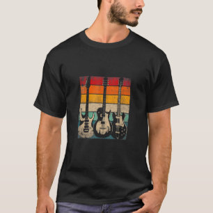 T-shirt Joueuses de guitare cool Hommes Femmes Vintage Gui