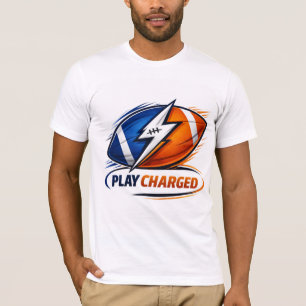 T-shirt Jouez au maillot de football chargé – Lightning Bo