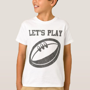 T-shirt Jouons au rugby