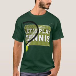 T-shirt Jouons au Tennis Grass Court