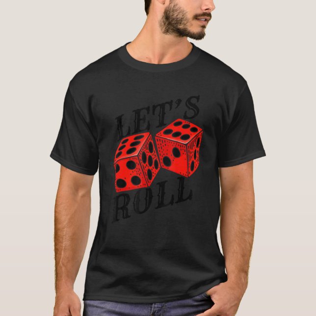T-shirt Jouons aux jeux de cartes de Poker Jouons aux cart (Devant)