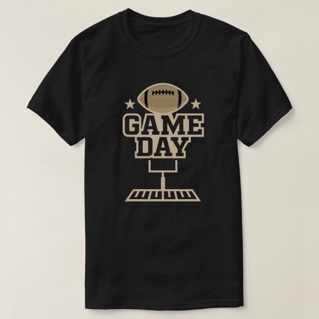 T-shirt Jour américain Football Design graphique (Design devant)