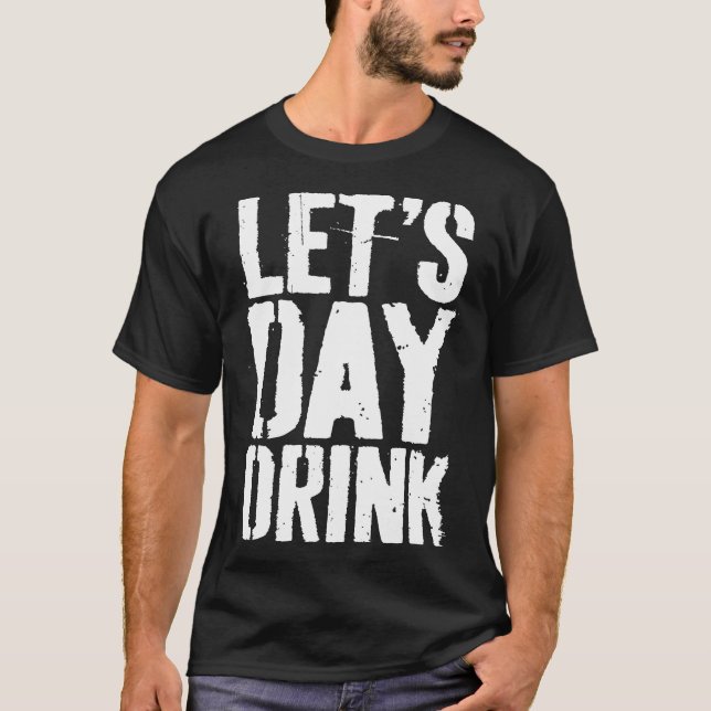 T-shirt Jour Boissons Du Gif (Devant)
