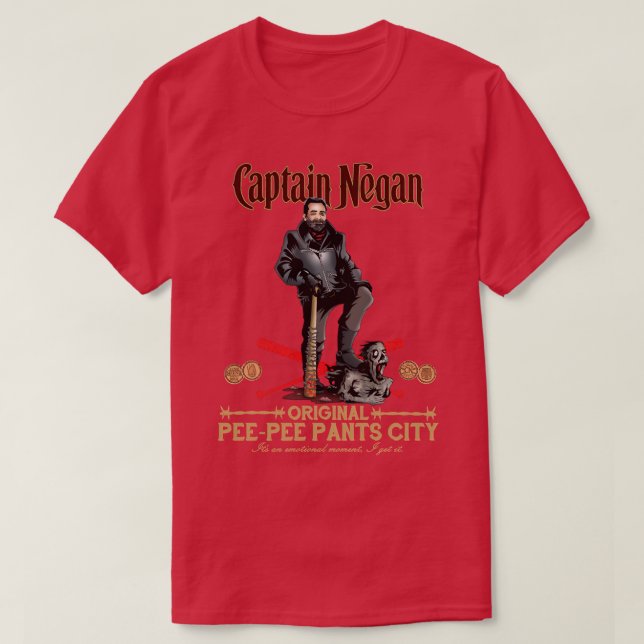 T-shirt Jour Cadeaux Negan Rum Noël (Design devant)