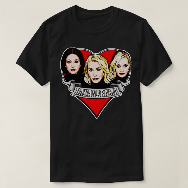 T-shirt Jour Cadeaux Nouveau 03 Bananarama Fond d'écran Ge (Design devant)