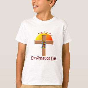 T-shirt Jour catholique de confirmation pour des enfants