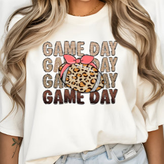 T-shirt Jour Chemise Football Mama Tee Cheer Mom Tee