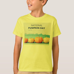 T-shirt jour citrouille