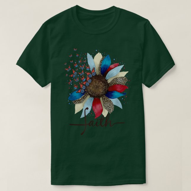 T-shirt Jour commémoratif Anciens combattants, 4 juillet p (Design devant)
