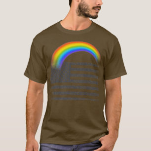 T-shirt Jour commémoratif LGBTQ drapeau américain Rainbow