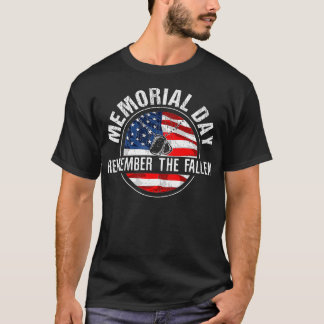 T-shirt Jour commémoratif Souvenez-vous des anciens combat