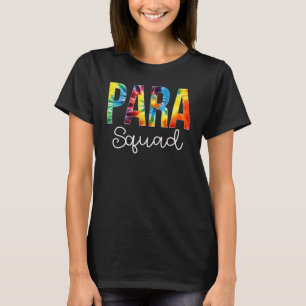 T-shirt Jour d'appréciation de la teinture de para Squad B