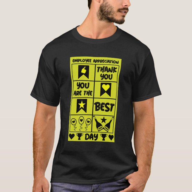 T-shirt Jour d'appréciation de l'employé (Devant)