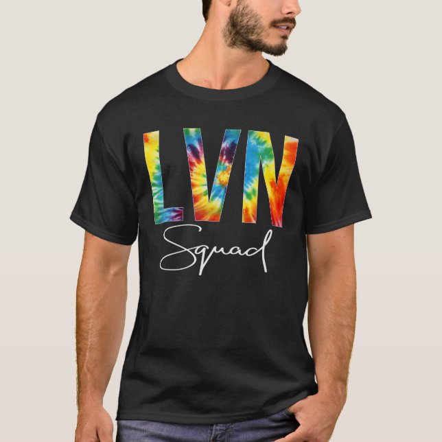 T-shirt Jour D'Appréciation De L'Escadron LVN Teinture Pou (Devant)
