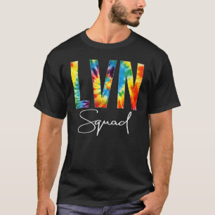 T-shirt Jour D'Appréciation De Lvn Squad Teinture Pour Fem