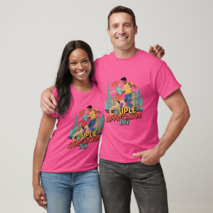 T-shirt Jour d'appréciation des couples