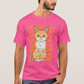 T-shirt Jour d'appréciation du chat gingembre Orange Kitte