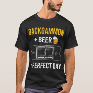 T-shirt Jour de bière Backgammon