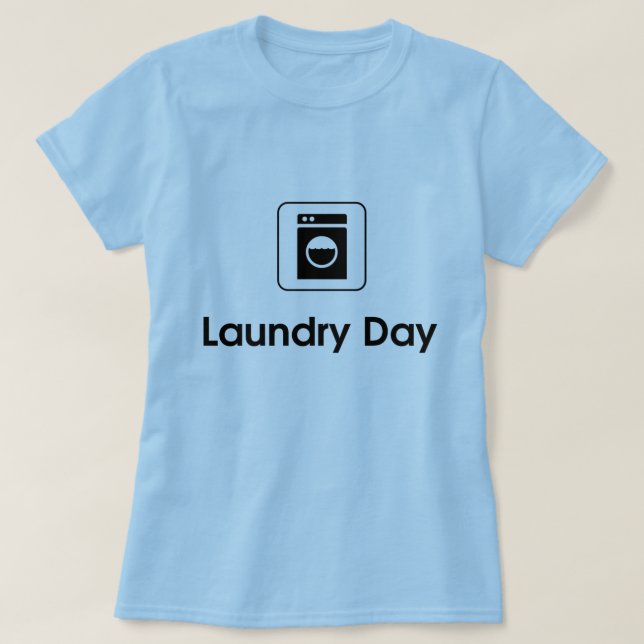 T-shirt Jour de blanchisserie (Design devant)