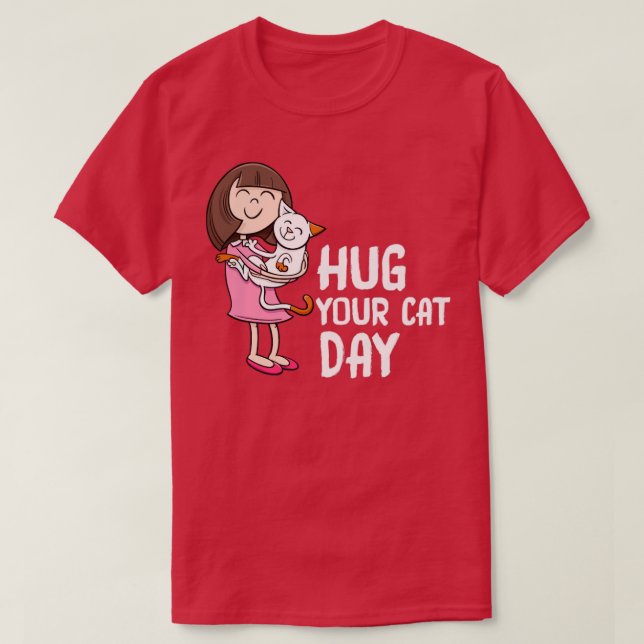 T-shirt Jour de câlin (Design devant)