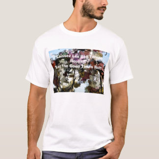 T-shirt Jour de défilé, "Temps Rouller de fève de Laissez