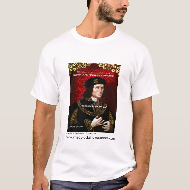 T-shirt Jour de favori de Richard III (Devant)