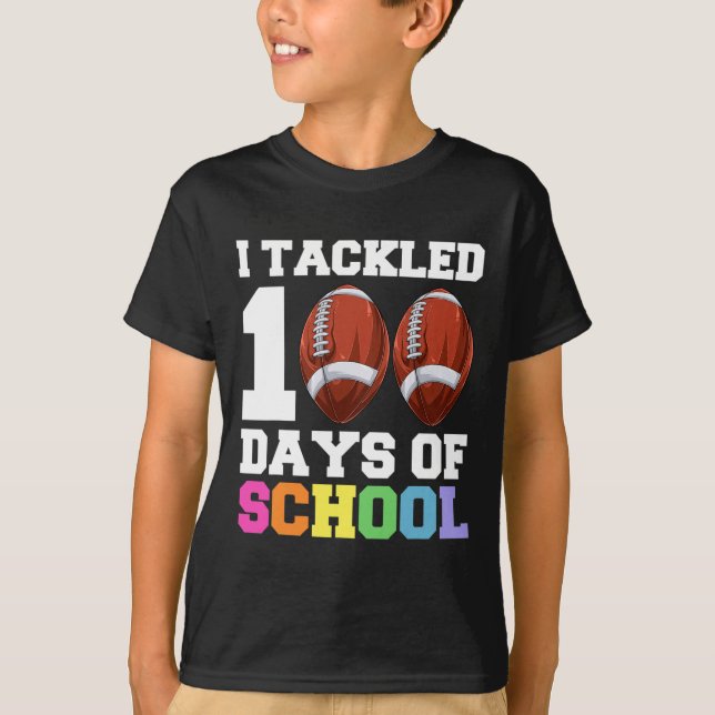 T-shirt Jour De Football Scolaire (Devant)