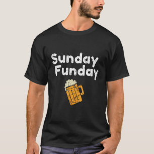 T-shirt Jour de jeu Drôle Dimanche Sports Funday Boisson F