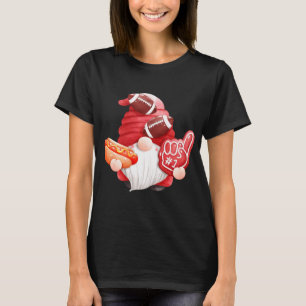 T-shirt Jour de jeu Football Gnome Maman Papa Référentiel 