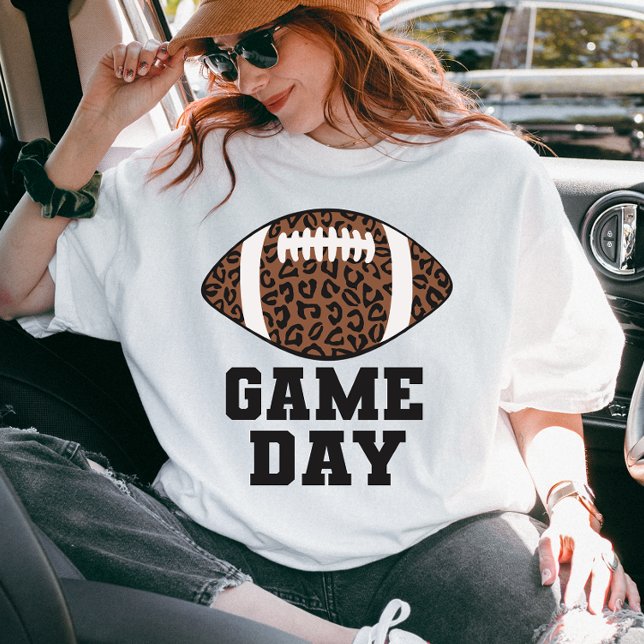 T-shirt Jour de jeu Football mignon Jeu Chemise Jour (Créateur téléchargé)