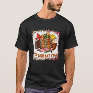 T-shirt Jour de jeu Y'all Retro Football Saison Automne Au