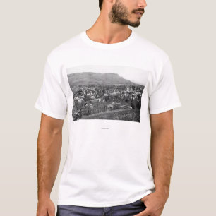 T-shirt Jour de John, photographie de vue de ville de