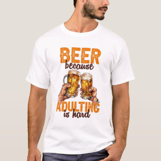 T-shirt Jour de la bière et Jour du hangover