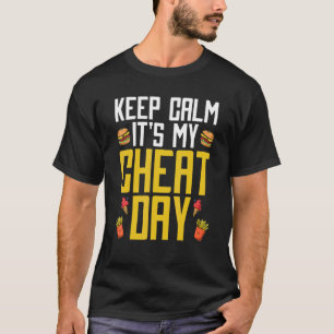 T-shirt Jour de la Cheat Aliments Entraînement Citations F