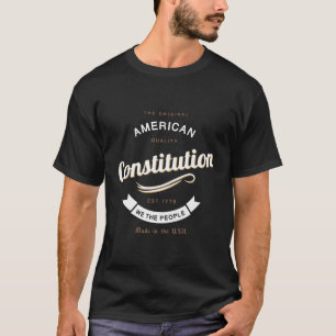 T-shirt Jour De La Constitution Américaine 1776 Nous Le Pe