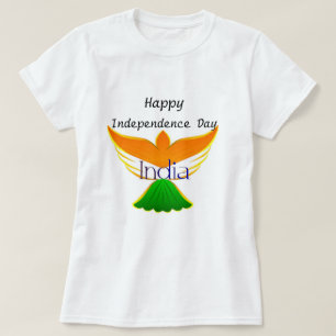 T-shirt Jour de la Déclaration d'Indépendance heureux Inde