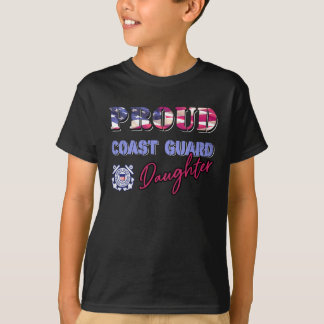 T-shirt Jour de la Garde côtière américaine Fier Fille de 
