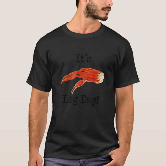 T-shirt Jour de la Jambe du crabe (Devant)