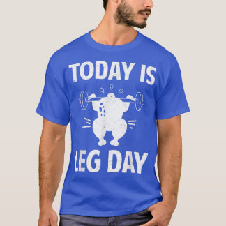 T-shirt Jour De La Jambe Turquie Gym entraînement Poids Li
