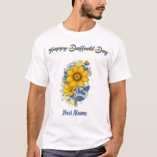 T-shirt Jour de la jonquille - Fleur de sensibilisation au