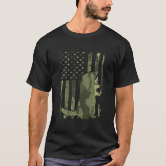 T-shirt Jour de la marmotte 2023 Camouflage Drapeau améric