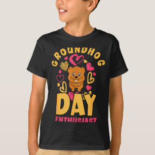 T-shirt Jour de la marmotte 2024 Enthousiaste 2 février Dr