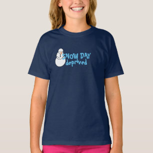 T-shirt Jour de la neige - Étudiant privé Hiver drôle