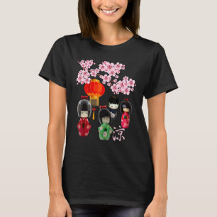 T-shirt Jour de la poupée mignonne Filles Jour Hinamatsuri