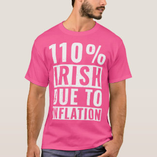 T-shirt Jour de la Saint Patrick 110 Irlandais Racines Irl